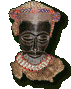 African Mask of the Kuba people of Congo