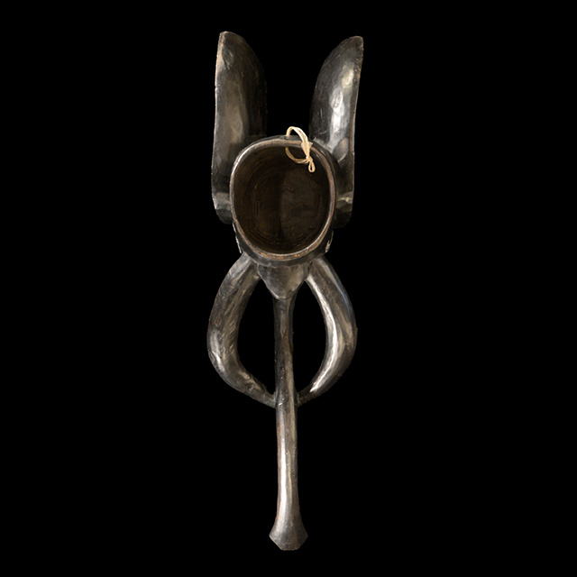 Babanki elephant mask 24 back - Click for a more detailed view of this African Mask. African Babanki elephant mask 24