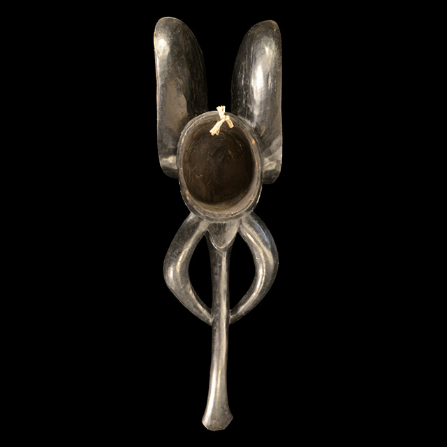 Babanki elephant mask 25 back - Click for a more detailed view of this African Mask. African Babanki elephant mask 25
