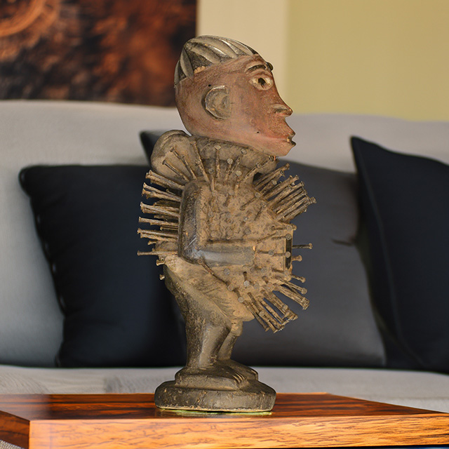African Bakongo Fetish 31 Right Side