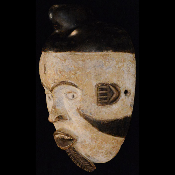 African Bakongo Mask 17 Left Angle