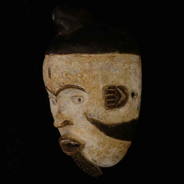 African Bakongo Mask 27 Left Angle