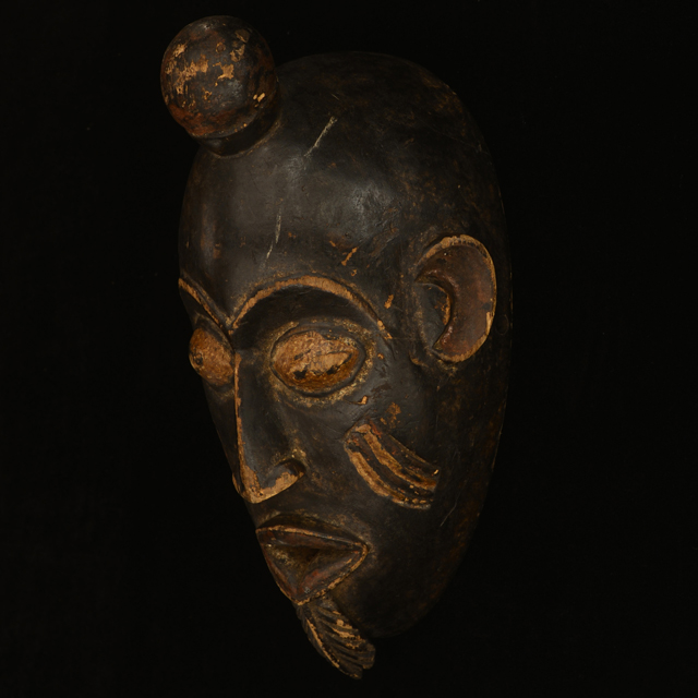 African Bakongo Mask 28 Left Angle