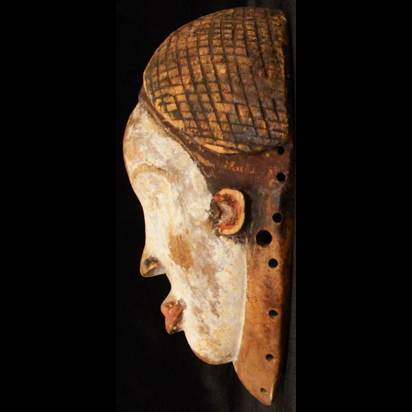 African Bakongo Mask 9 Left Side