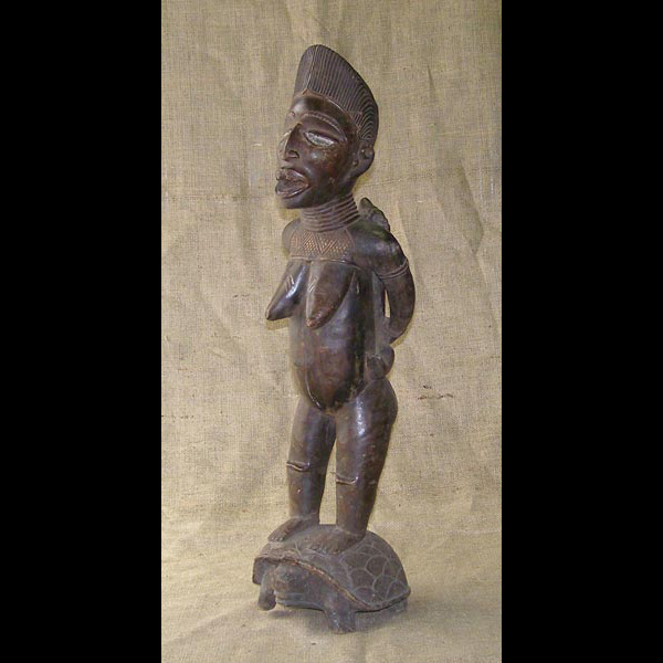 African Bakongo Statuette 1 Left Angle