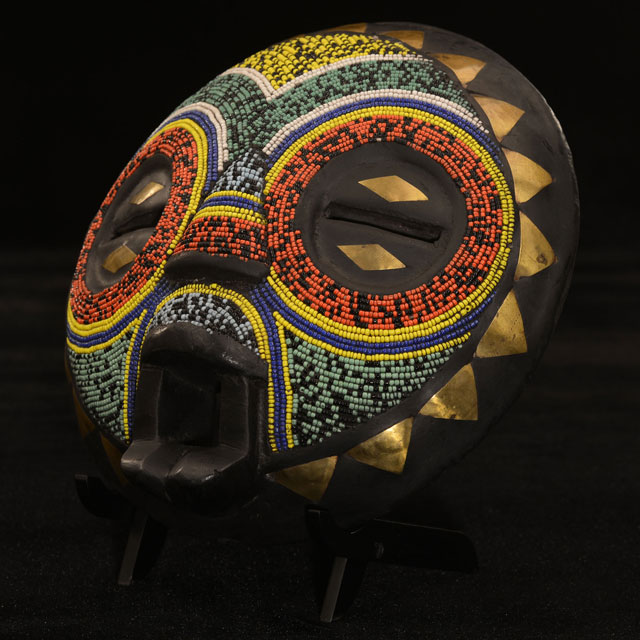 African Baluba mask Left Angle