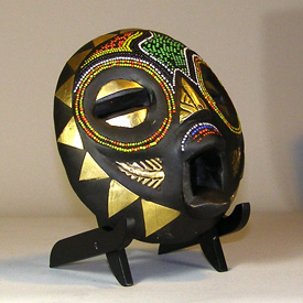 African Baluba mask Left Angle