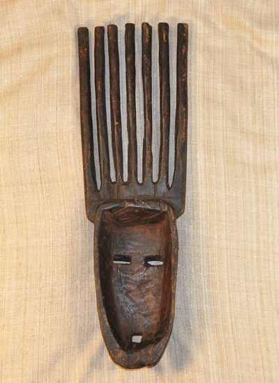 African Bambara Mask 25 back