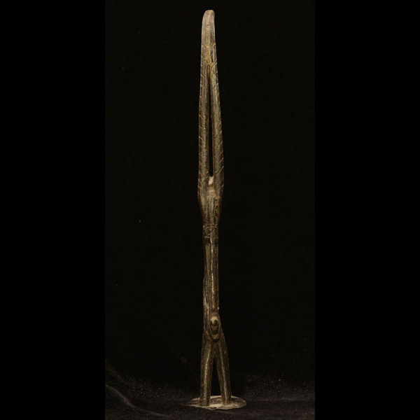 African Bambara Bronze Chiwara 32 front