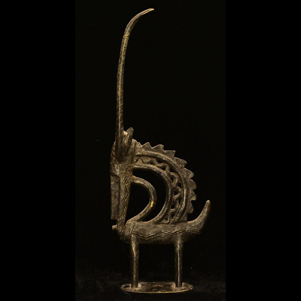 African Bambara Bronze Chiwara 32 Left