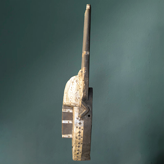 African Bambara mask 44 left side