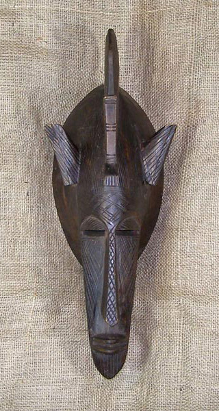 African Bambara Mask 17 front