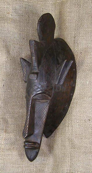 African Bambara Mask 18 Left Angle