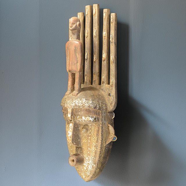 African Bambara mask 43 Left Angle