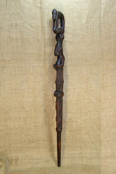 African Art - Bamileke Walking Sticks