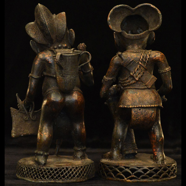 Bamum Bronze Couple 