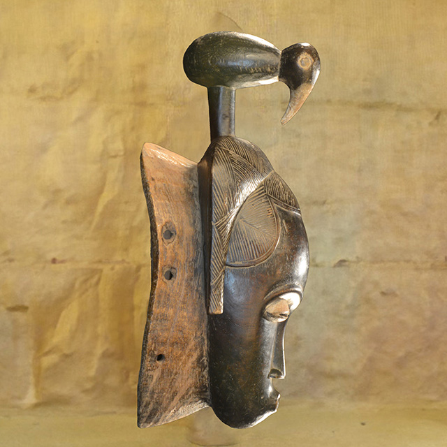 African Baule mask 142 Right Side