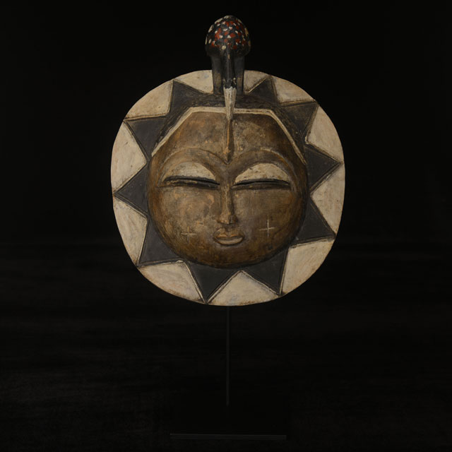 African baule moon mask 117