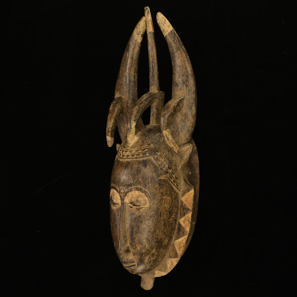 African Baule mask 108 Left Angle