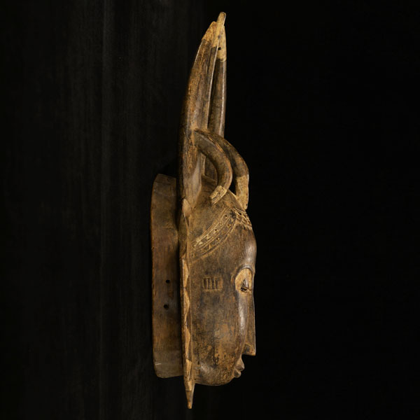 African Baule mask 108 Right Side