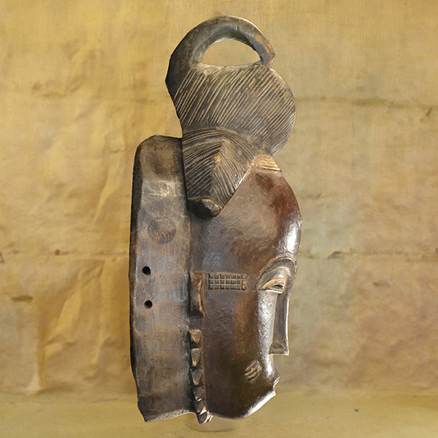 African Baule mask 143 Right Side