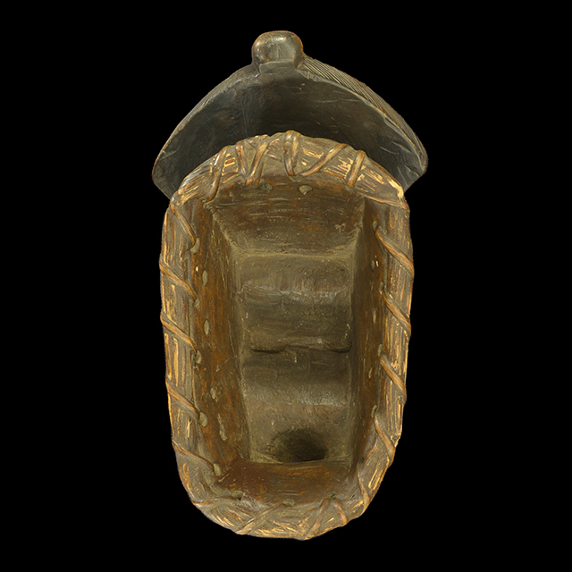 African Baule mask 145 back