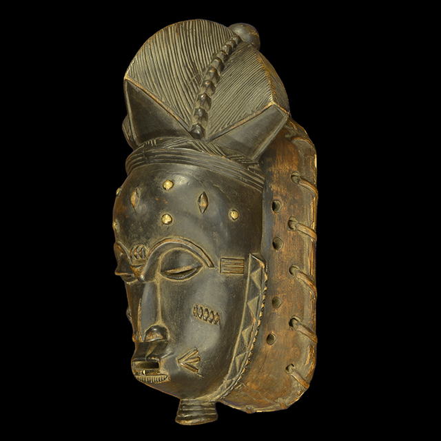 African Baule mask 145 Left Angle