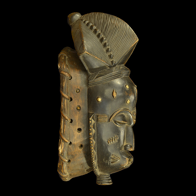 African Baule mask 145 Right Side