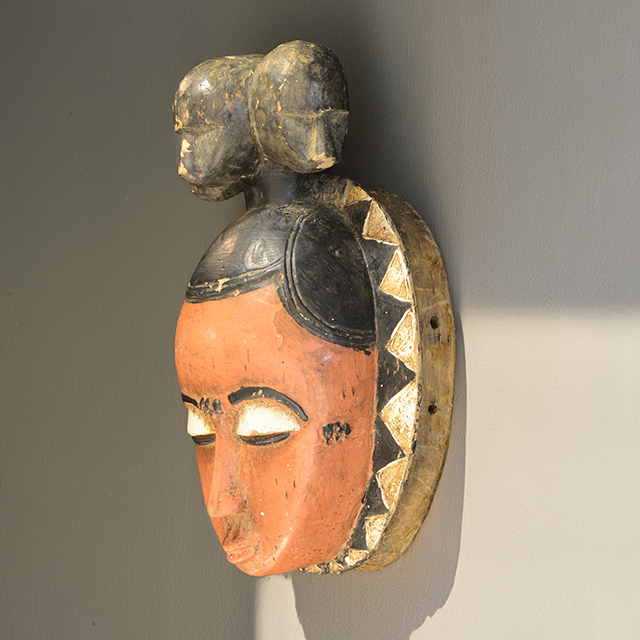 African Baule mask 146 Left Angle