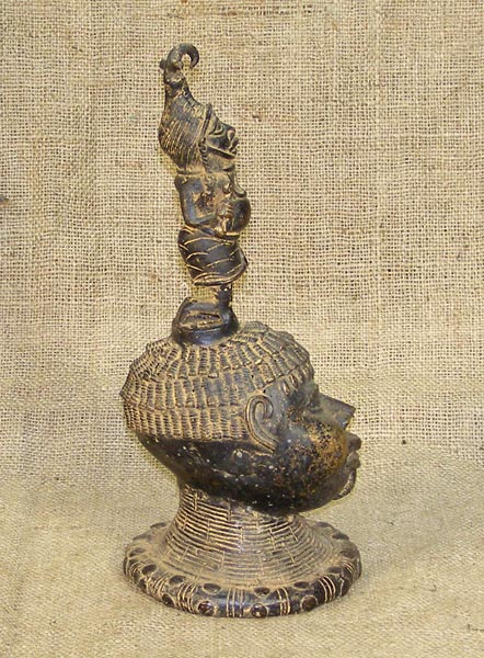 African Benin Bronze 14 Right Side