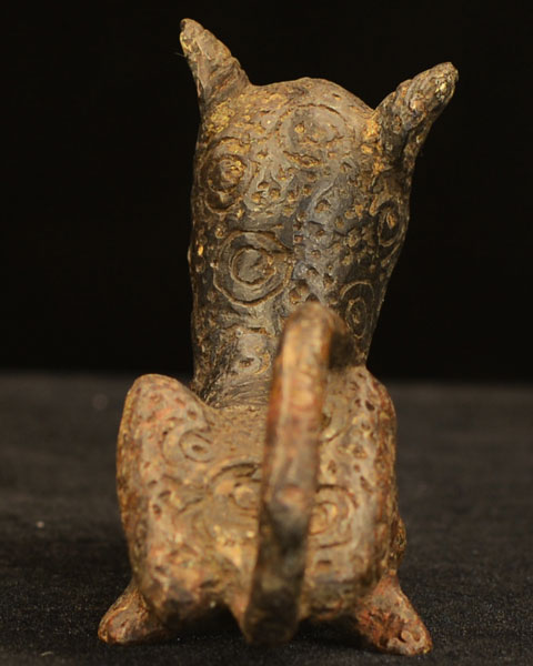 African Benin Bronze 23, Back