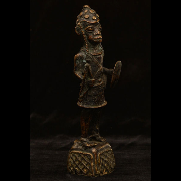 Benin Bronze Statuette 31 