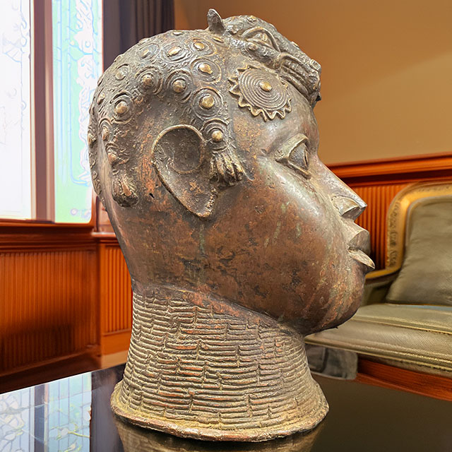 African Benin Ile Ife bronze 66 Right Side