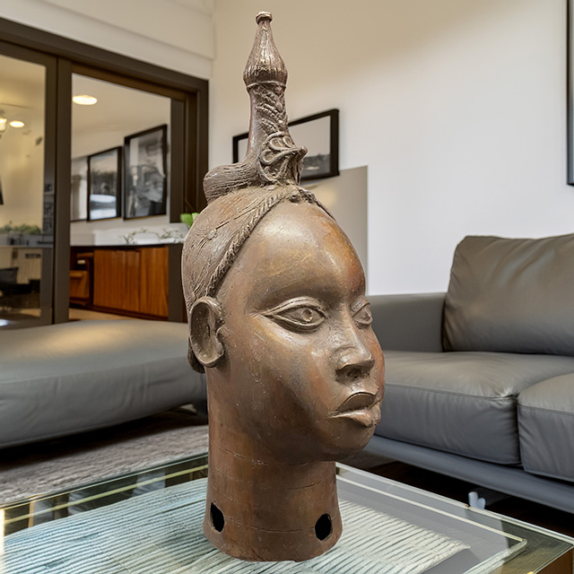 African Benin Ile Ife bronze 73