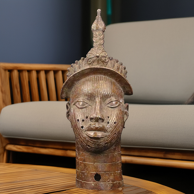 African Benin Ile-Ife bronze 91