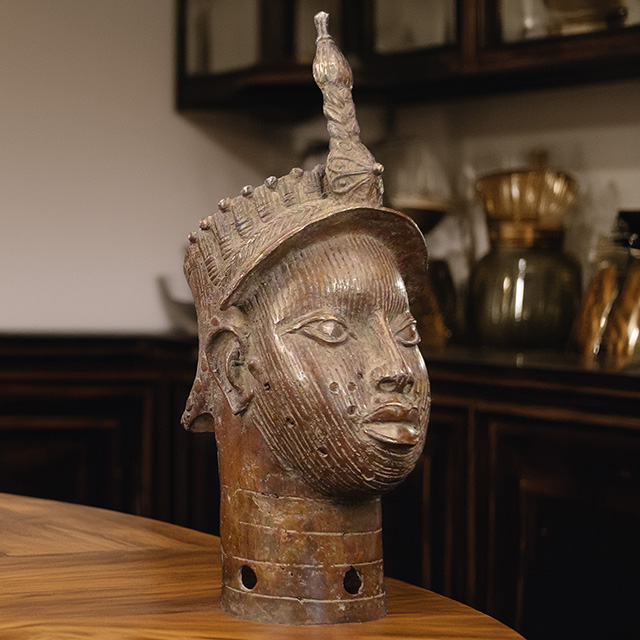 African Benin Ile-Ife bronze 91