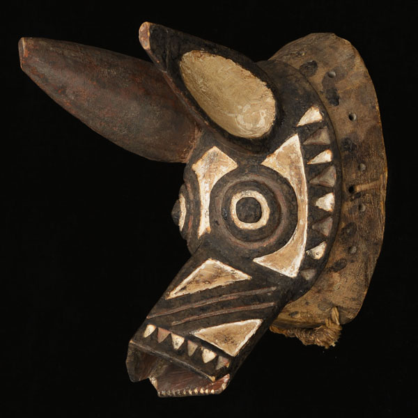 African Bobo jackal mask Left Angle