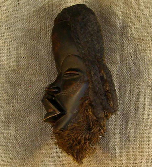 African Dan Mask 35 Left Side