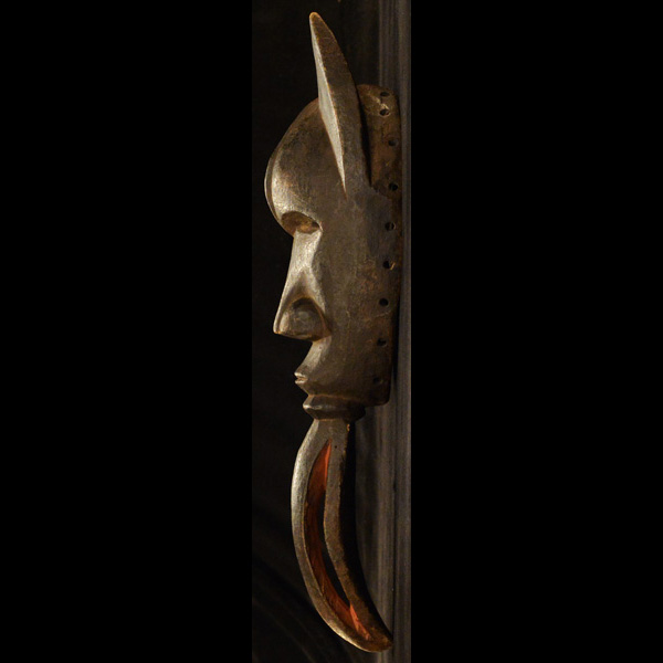 African Dan Mask 38 left side
