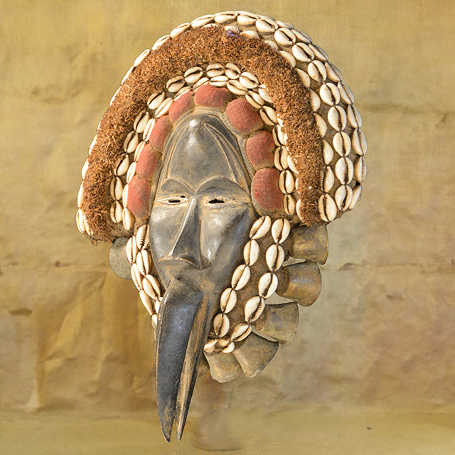 African Dan mask 79 Left Angle