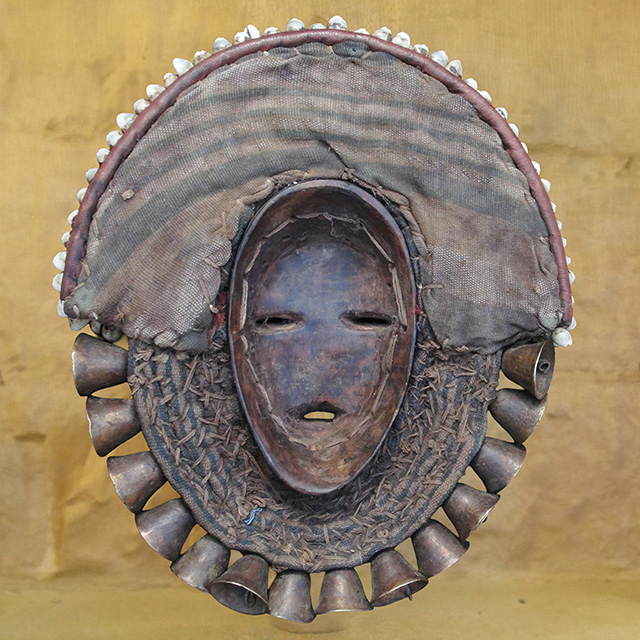 Dan mask 80 back - Click for a more detailed view of this African Mask. African Dan mask 80