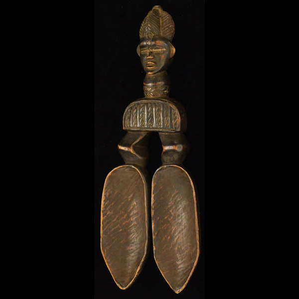 African Dan Spoon and African Sculptures