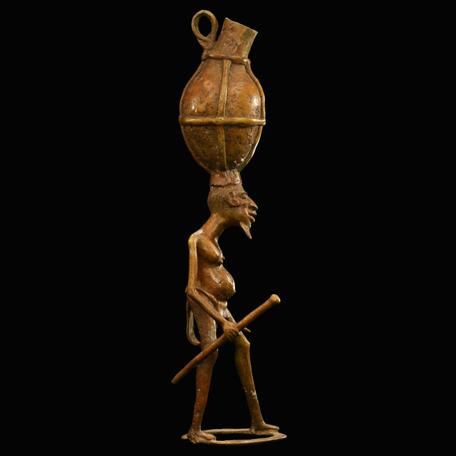 African Dogon Bronze 84 Right Side