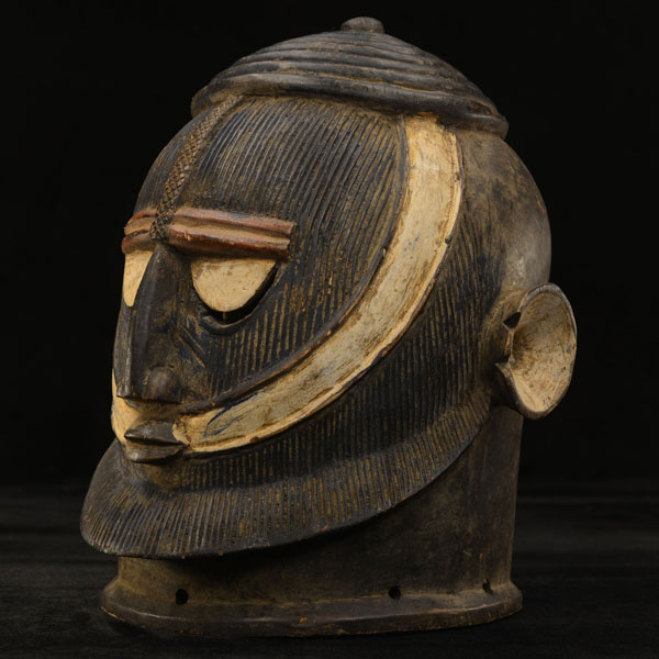 African Dogon Helmet Mask 78 Left Angle