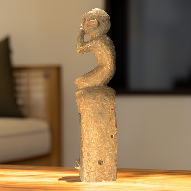 African Dogon monkey mask left side