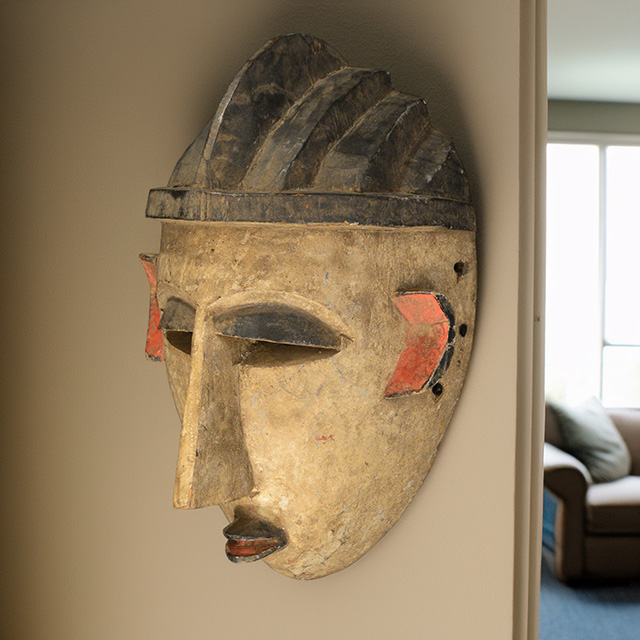 Dogon Mask 113 Left Angle - Click to zoom. African Dogon Mask 113 Left Angle