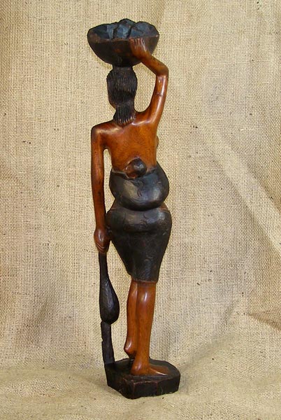Fulani Wooden Statuette 1 
