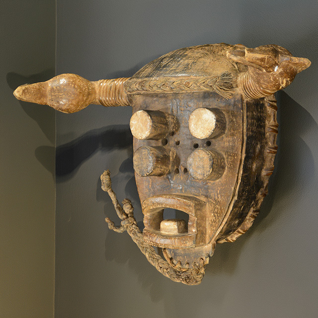 African Grebo mask 60 Left Angle