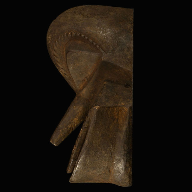 African Hemba mask left side