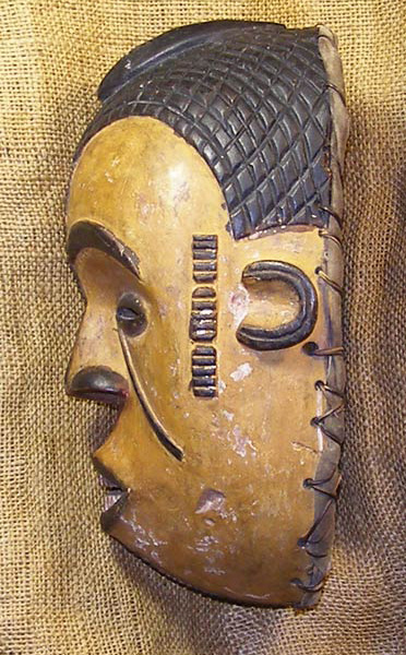 Igbo Mask 16 Left Side